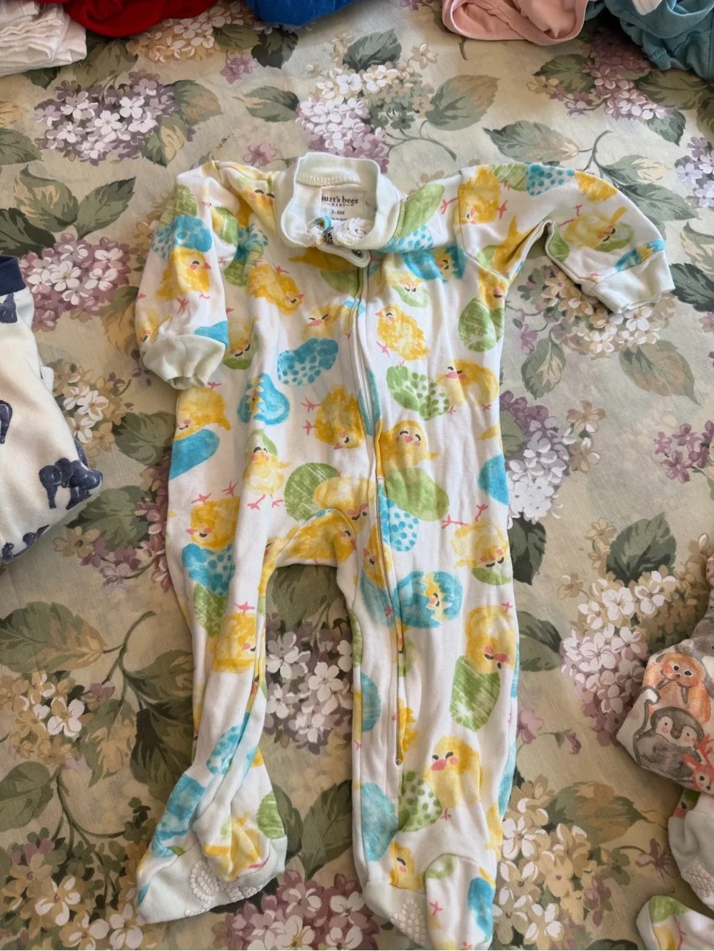 Burt's Bees Baby 3-Pack Sleep Sacks in Pink, Yellow, and Blue Prints